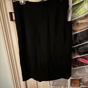 Diane Von Furstenberg Classic Black Pencil Skirt